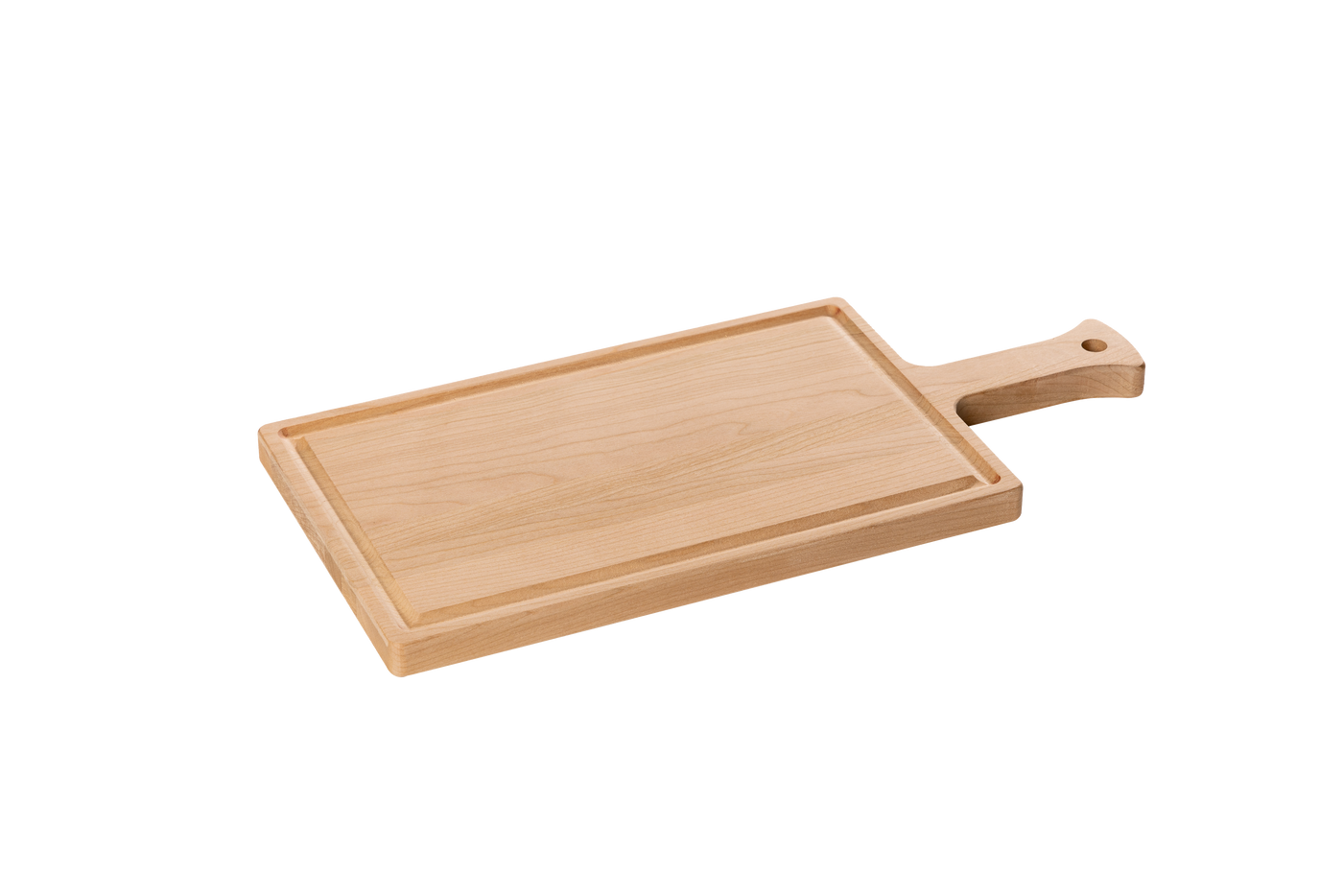 Cherry - HG16 - Serving Board with Handle and Juice Groove 16-1/4''x7-1/2''x3/4''