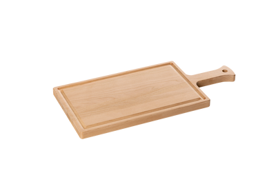 Cherry - HG16 - Serving Board with Handle and Juice Groove 16-1/4''x7-1/2''x3/4''