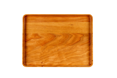 Cherry - TR121 - Rectangular Hardwood Tray with Edge 12''x9''x1''