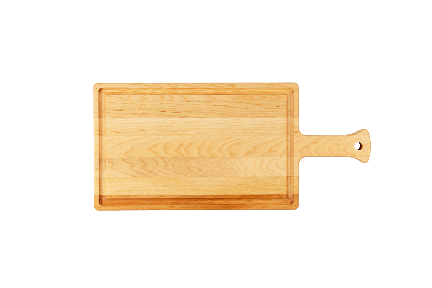 Maple - HG16 - Serving Board with Handle and Juice Groove 16-1/4''x7-1/2''x3/4''