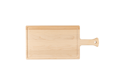 Maple - HG16 - Serving Board with Handle and Juice Groove 16-1/4''x7-1/2''x3/4''