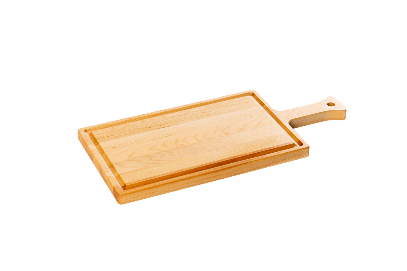 Maple - HG16 - Serving Board with Handle and Juice Groove 16-1/4''x7-1/2''x3/4''