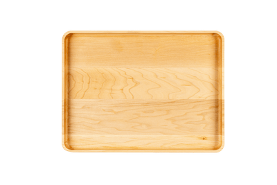 Maple - TR121 - Rectangular Hardwood Tray with Edge 12''x9''x1''