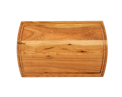 Cherry - RO14 - Small Arched Cutting Board with Juice Groove 14-1/4’’x8’’x3/4’’