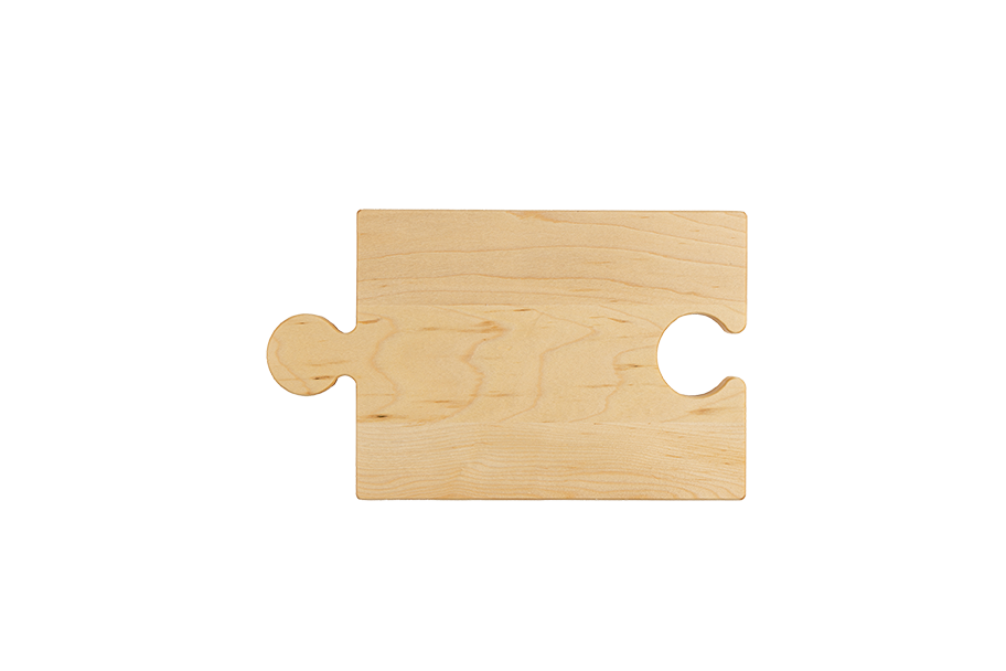 Maple - P10 - Puzzle Piece 10-1/2''x6-1/2''x3/4''
