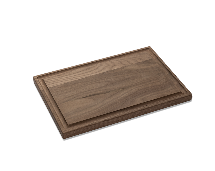 Walnut - G12 - Small Cutting Board with Juice Groove 12''x8''x3/4''