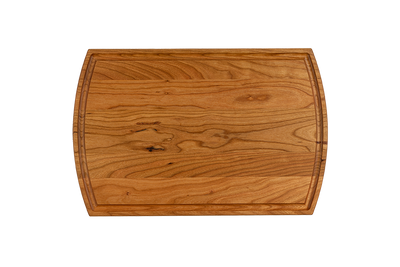Cherry - RO16 - Large Arched Cutting Board with Juice Groove 16''x10-1/2''x3/4''