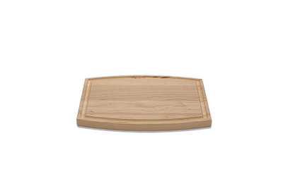 Cherry - RO12 - Small Arched Cutting Board with Juice Groove 12''x9''x3/4''