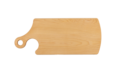 Maple - COH18 - Serving Board With Curved Handle 18''x7-1/2''x3/4''