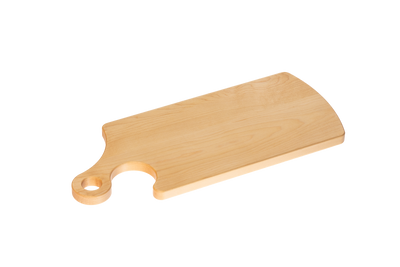 Maple - COH18 - Serving Board With Curved Handle 18''x7-1/2''x3/4''
