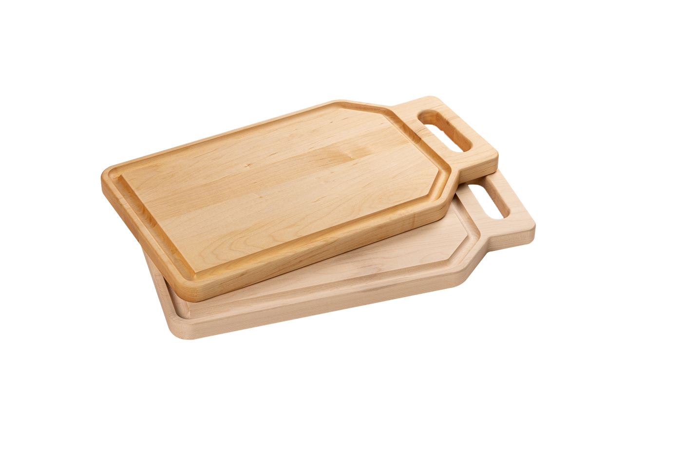 Maple - IHDG14 - Cutting Board with Handle and Juice Groove 14"x8"x3/4"