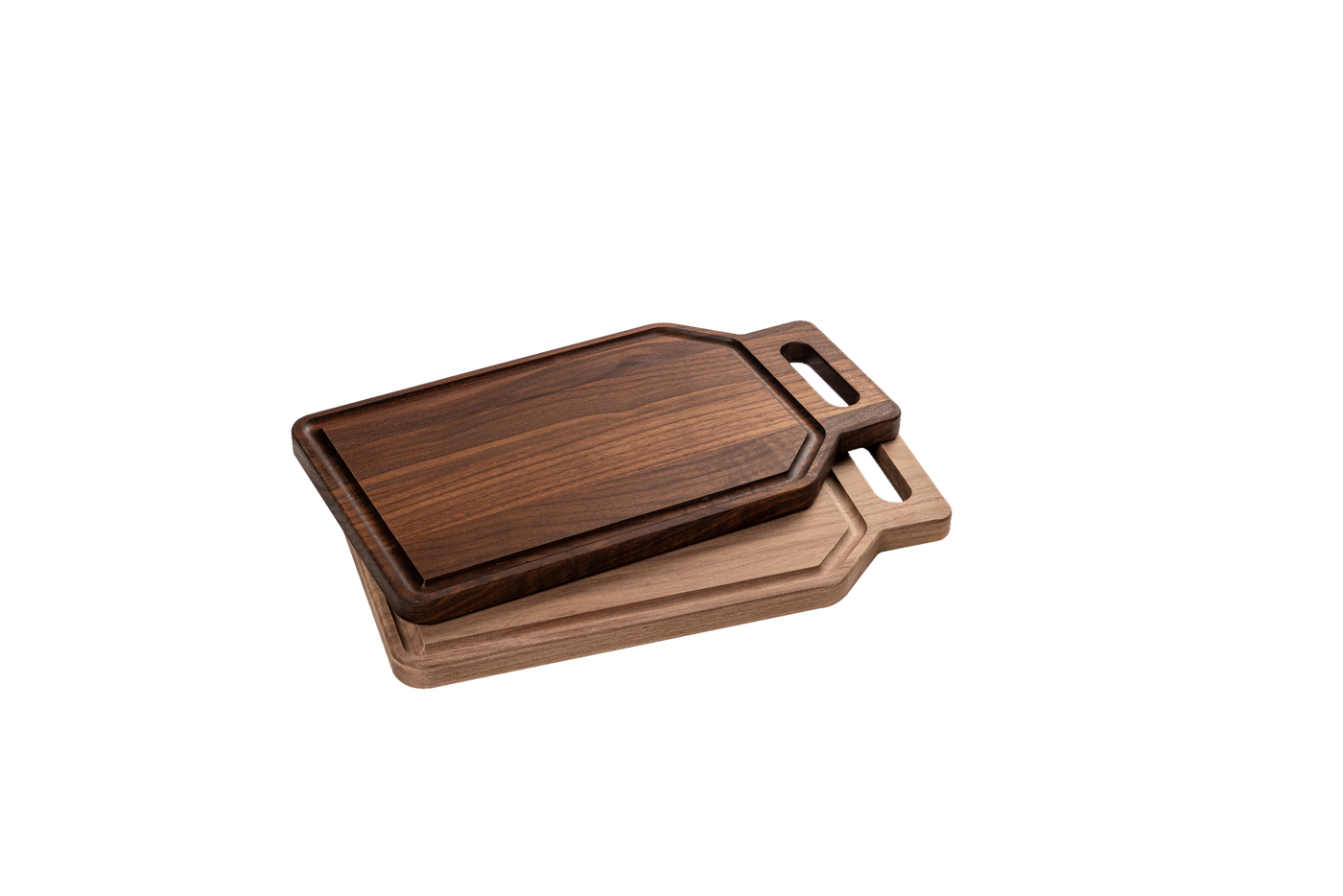Walnut - IHDG14 - Cutting Board with Handle and Juice Groove 14"x8"x3/4"