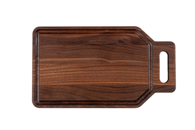 Walnut - IHDG14 - Cutting Board with Handle and Juice Groove 14"x8"x3/4"